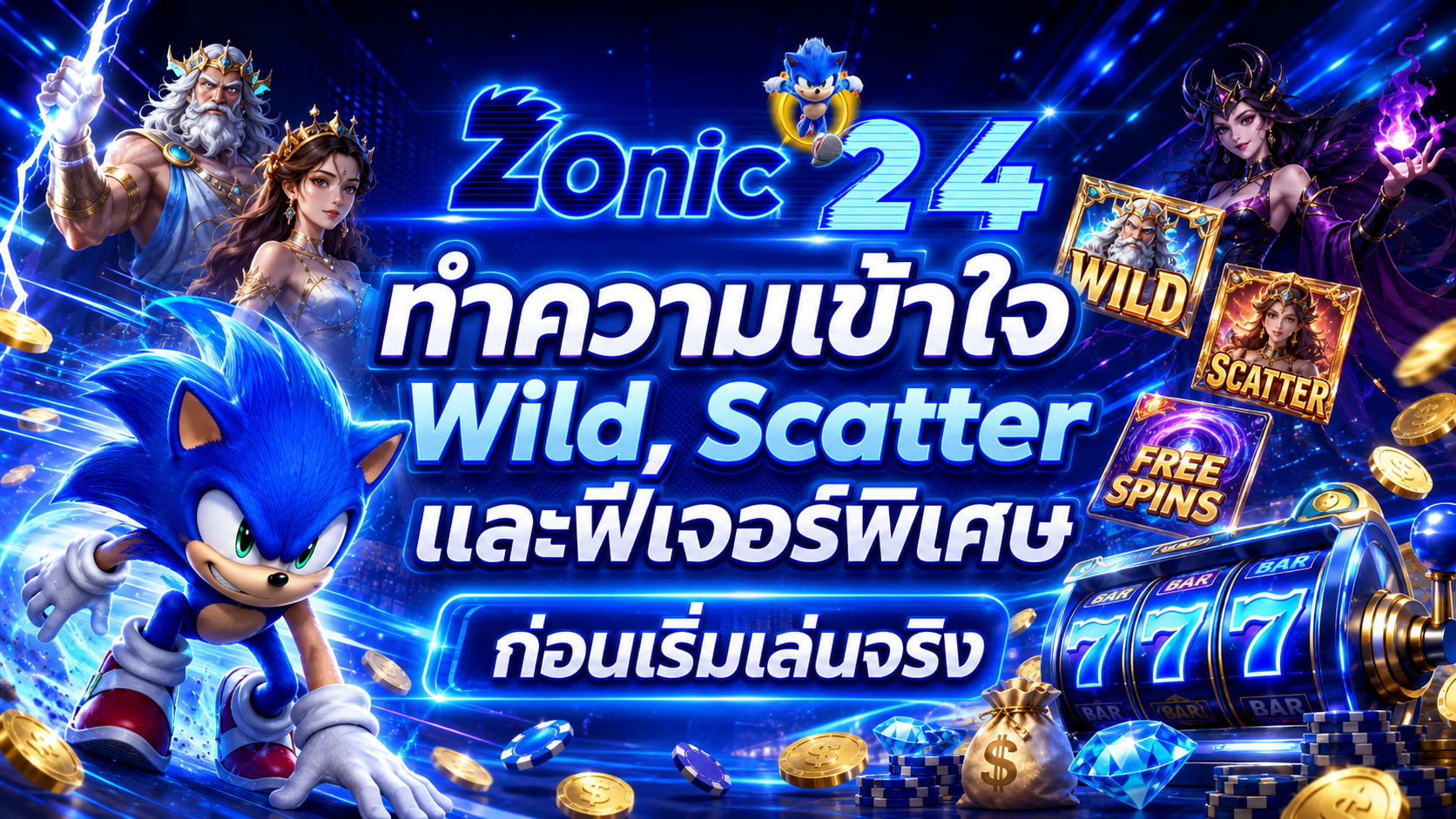 ทำความเข้าใจ Wild, Scatter และฟีเจอร์พิเศษก่อนเริ่มเล่นจริง​